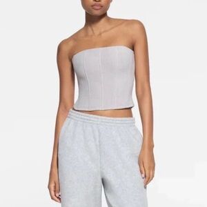 SKIMS Fleece Lounge Corset